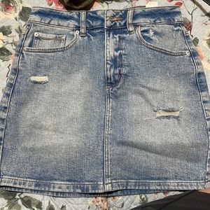 garage denim skirt size extra small
